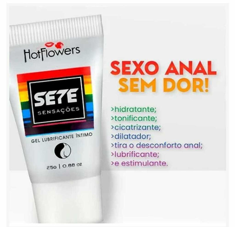 SETE SENSAÇÕES - LUBRIFICANTE COM ANESTÉSICO
