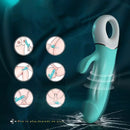 VIBRADOR RABBIT OCEAN AZUL S-HANDE