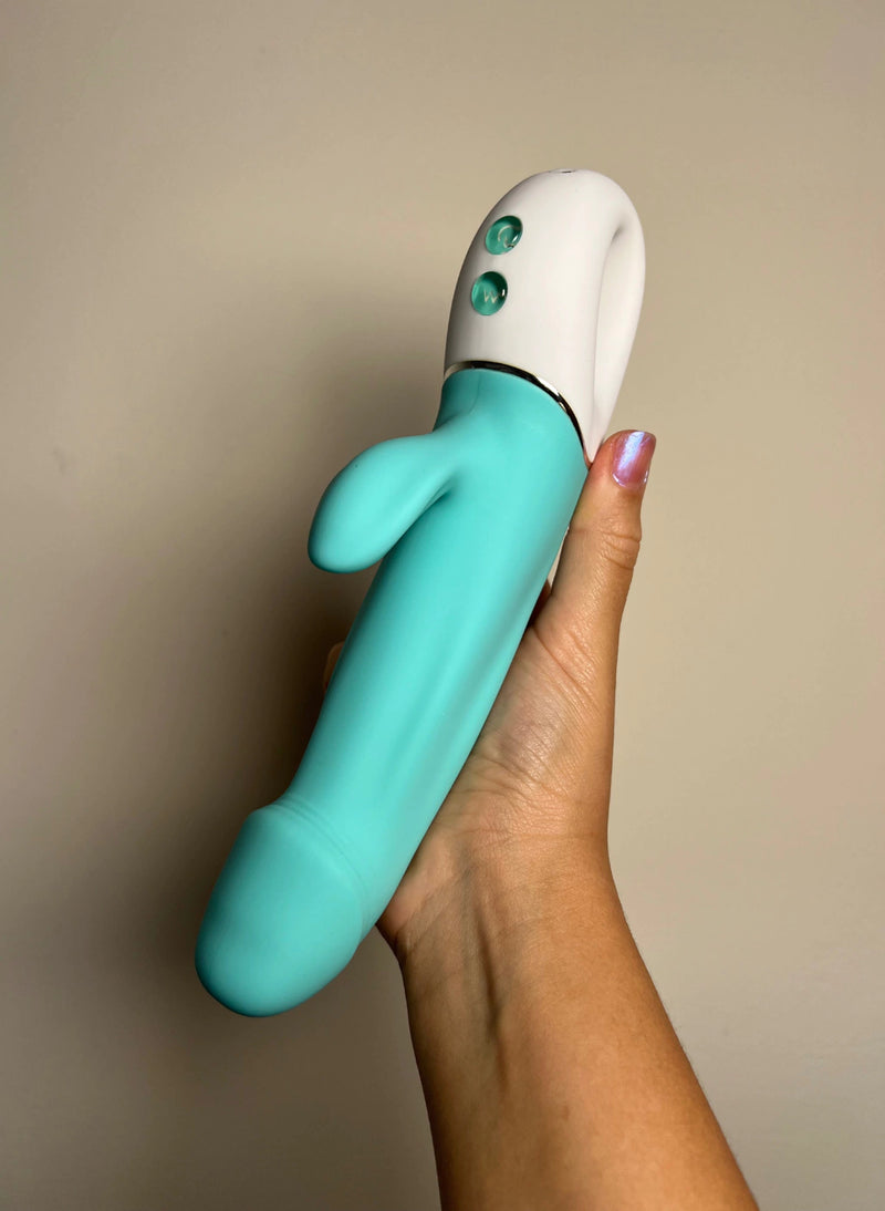 VIBRADOR RABBIT OCEAN AZUL S-HANDE