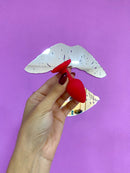 PLUG ANAL P SILICONE EM FORMATO DE ROSA