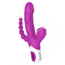 VIBRADOR EROS COM 3 ESTÍMULOS