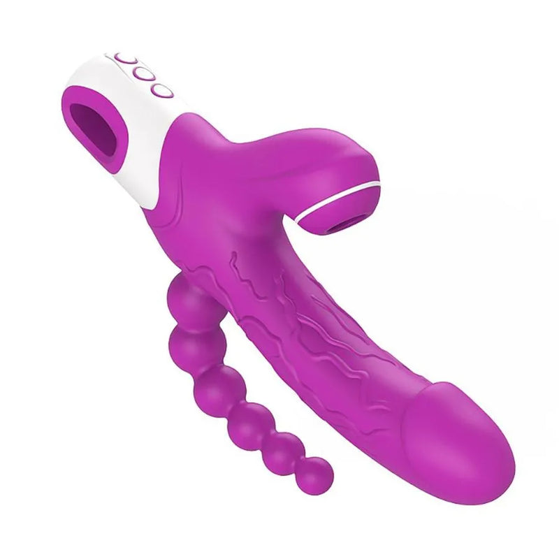 VIBRADOR EROS COM 3 ESTÍMULOS