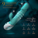 VIBRADOR RABBIT OCEAN AZUL S-HANDE