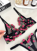 CONJUNTO CEREJA - PRETO