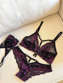 CONJUNTO TENTAÇÃO -  PRETO COM ODALISCA