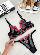 CONJUNTO CEREJA - PRETO