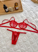 CONJUNTO BEIJOS - VERMELHO