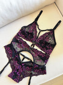 CONJUNTO TENTAÇÃO -  PRETO COM ODALISCA