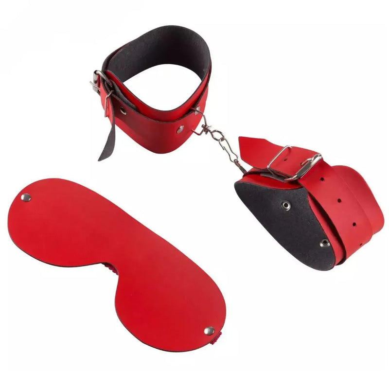 KIT ALGEMA E VENDA EM COURO SINTÉTICO