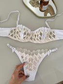 CONJUNTO CALIENTE - BRANCO COM NUDE