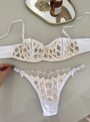 CONJUNTO CALIENTE - BRANCO COM NUDE