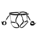 HARNESS, CINTA COM ALGEMA DE PULSO NA CINTURA - PRETO