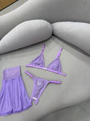 CONJUNTO BEIJO QUENTE LILÁS