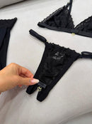CONJUNTO BEIJO QUENTE PRETO