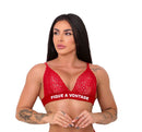 SUTIÃ EM RENDA AVULSO - VERMELHO