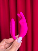 VIBRADOR DUPLA CONEXÃO COM CONTROLE REMOTO