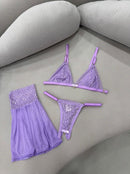 CONJUNTO BEIJO QUENTE LILÁS